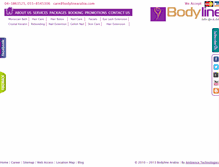 Tablet Screenshot of bodylinearabia.com